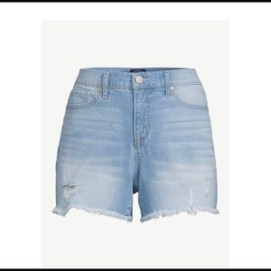 High rise Jean shorts